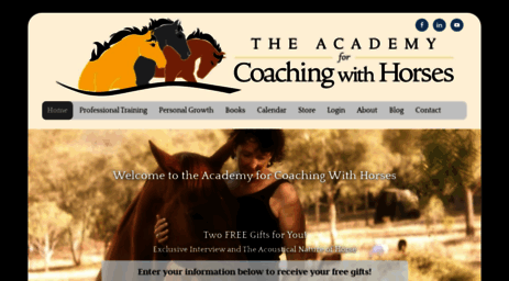 academyforcoachingwithhorses.com