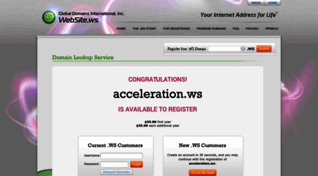 acceleration.ws