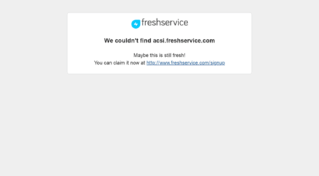 acsi.freshservice.com
