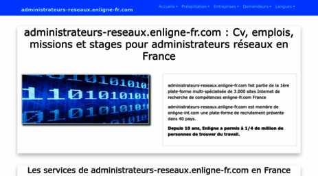 administrateurs-reseaux.enligne-fr.com