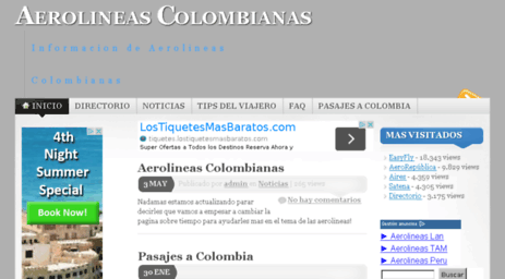 aerolineascolombianas.com.co