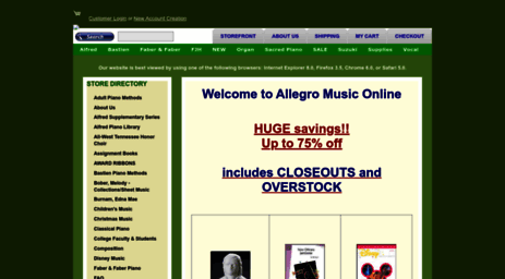 allegromusiconline.com