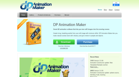 download the new for windows DP Animation Maker 3.5.22