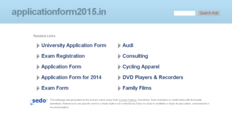 applicationform2015.in