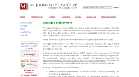 arrangedemployment.ca