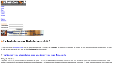 badminton-web.fr
