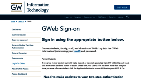 banweb.gwu.edu