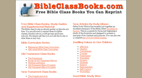 bibleclassbooks.com