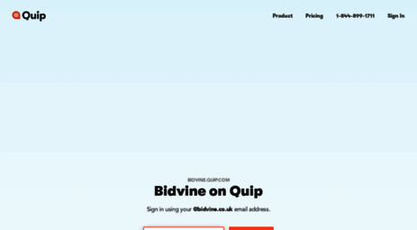 bidvine.quip.com