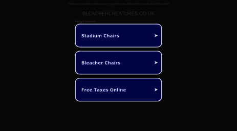 bleachercreatures.co.uk