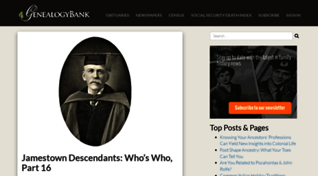 blog.genealogybank.com