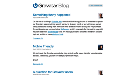 blog.gravatar.com