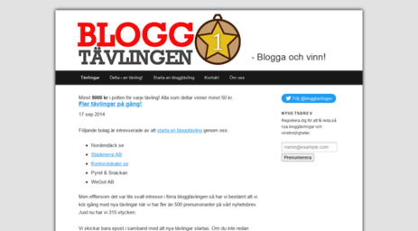 bloggtavlingen.se