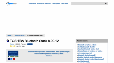 bluetooth stack for windows by toshiba