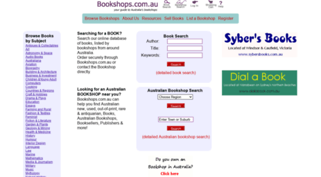 bookshops.com.au
