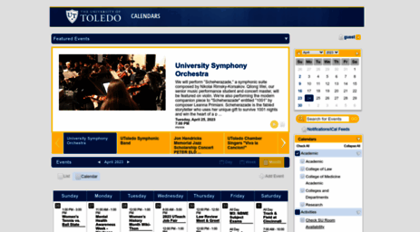 calendar.utoledo.edu
