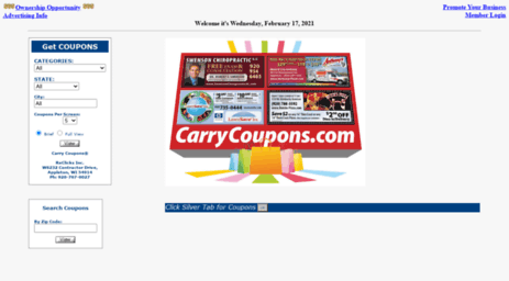 carrycoupons.com