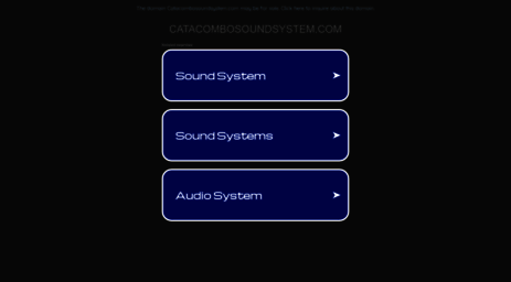 catacombosoundsystem.com