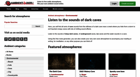 caves.ambient-mixer.com