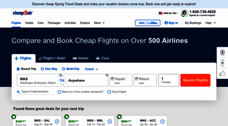 CheapOair: Cheap Flights, Cheap Hotels Booking App para Android - APK Baixar