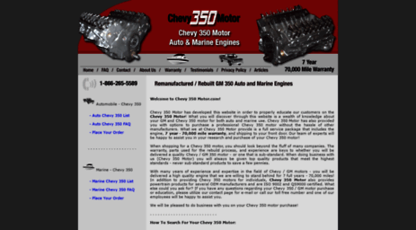chevy350motor.com