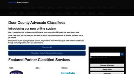 classifieds.doorcountyadvocate.com