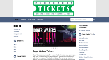 clubhousetickets.com