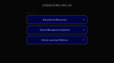 cobseocms.org.uk