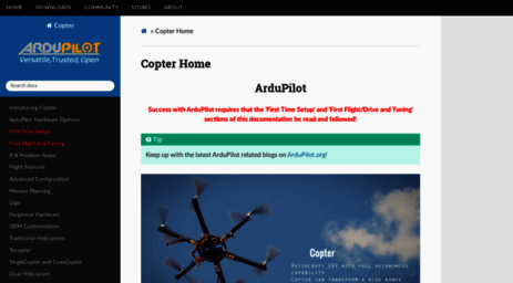 copter.ardupilot.org