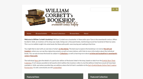 corbettsbookshop.omeka.net