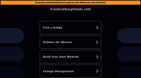 creativebusyhands.com
