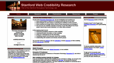 credibility.stanford.edu