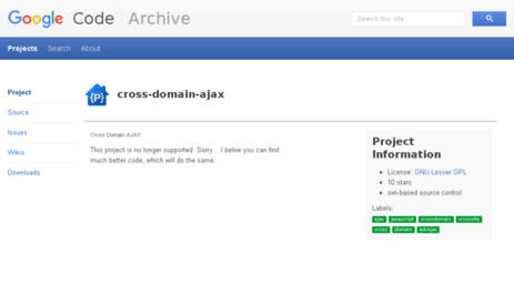 cross-domain-ajax.googlecode.com