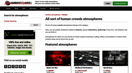 crowds.ambient-mixer.com