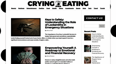 cryingwhileeating.com