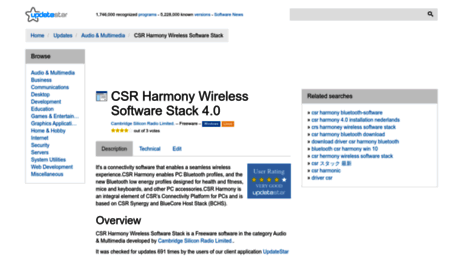 csr harmony wireless software stack windows 7 64 bit