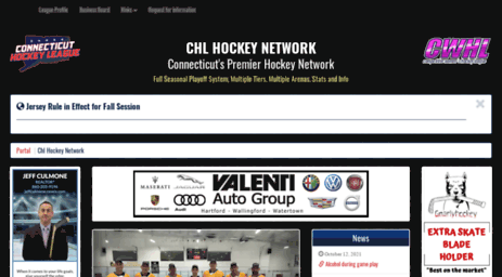 cthockeyleague.com