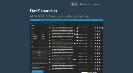 dayz launcher wont load servers