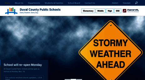 Duval county public schools homepage