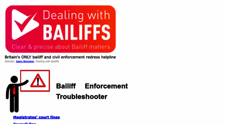dealingwithbailiffs.co.uk
