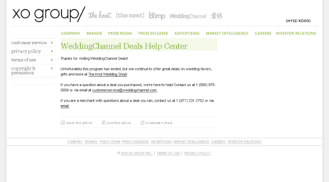 deals.weddingchannel.com