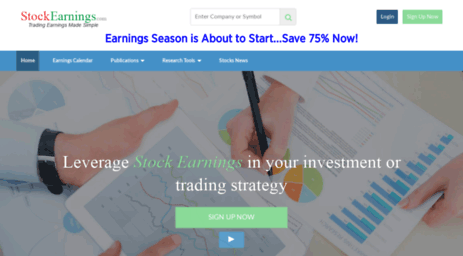 dev.stocksearning.com