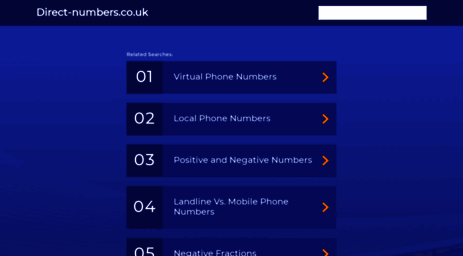 direct-numbers.co.uk
