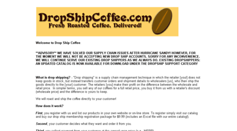 dropshipcoffee.com