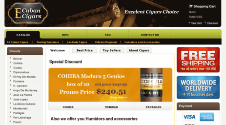 e-cuban-cigars.com