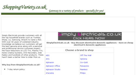 electrical-domestic-appliances.shoppingvariety.co.uk