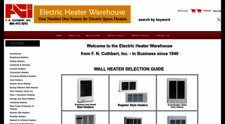 electricheaterwarehouse.com