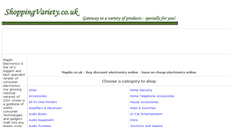 electronics-online.shoppingvariety.co.uk