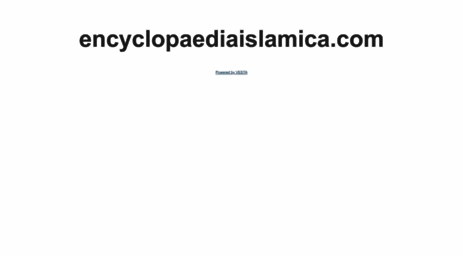 encyclopaediaislamica.com