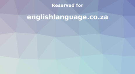 englishlanguage.co.za
